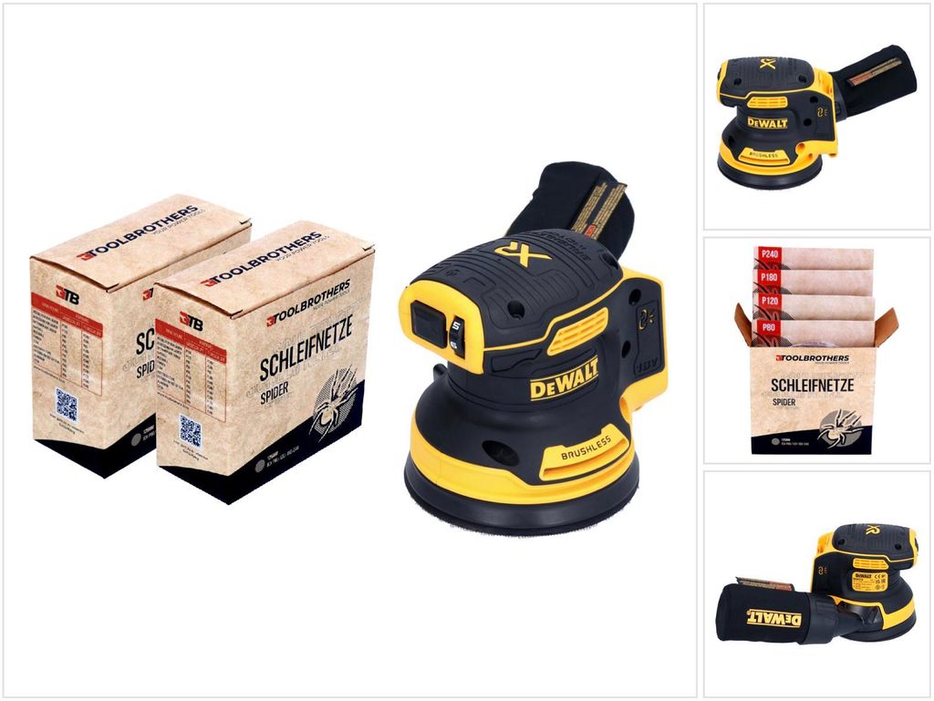 Levigatrice rotorbitale a batteria DeWalt DCW 210 N 18 V Immagine del prodotto 