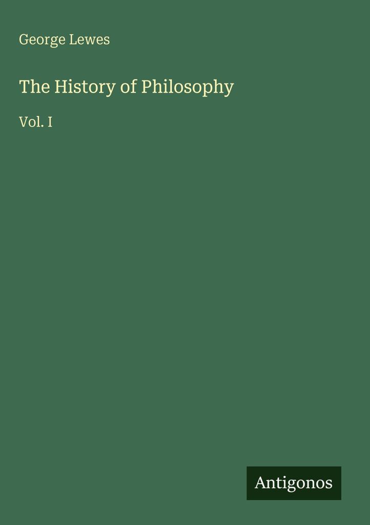 The History of Philosophy