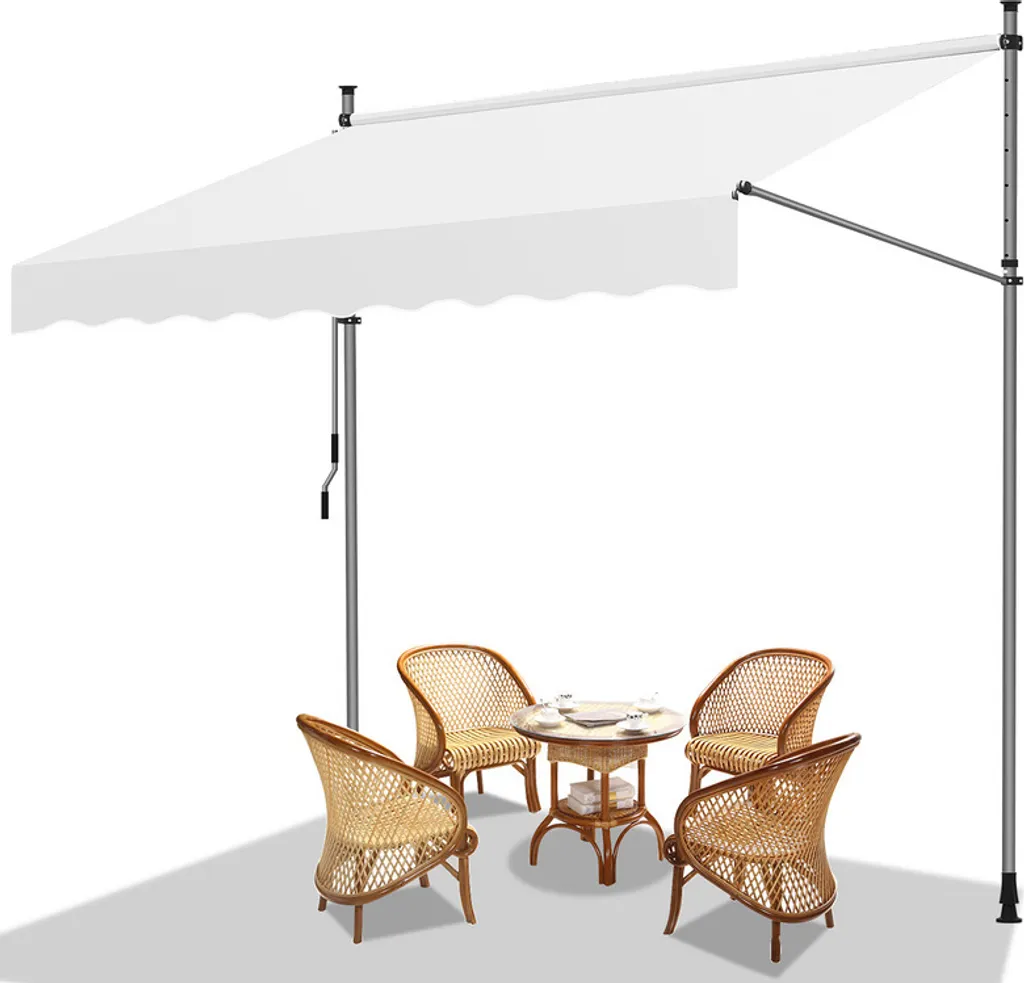 Tenda Sole Balcone 2,5m Crema | Arredo Esterno Hengda Idrorepellente