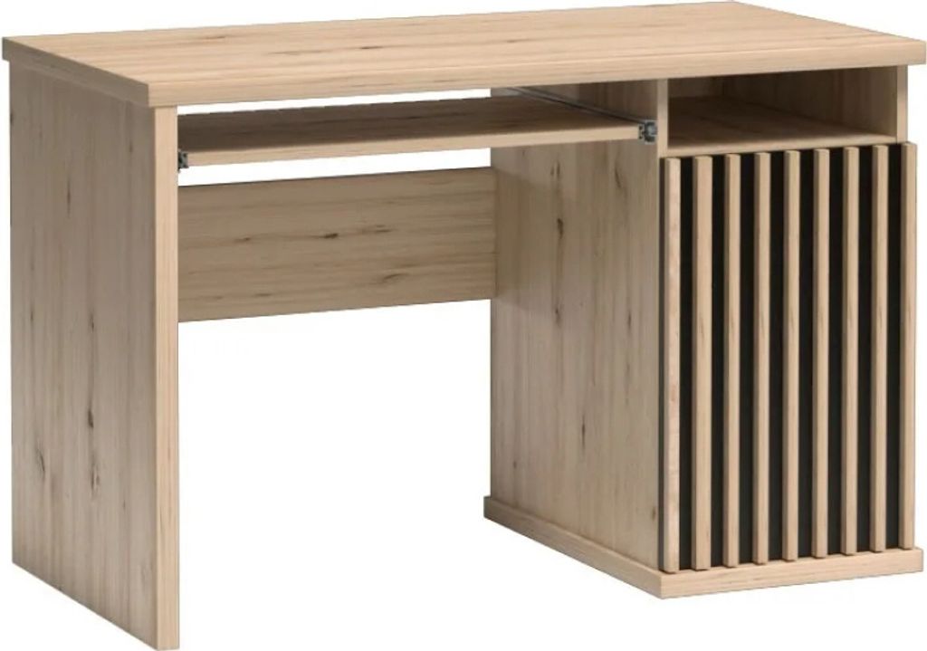 Kondela Koli C-19 PC-Tisch – Artisan-Eiche / Schwarz