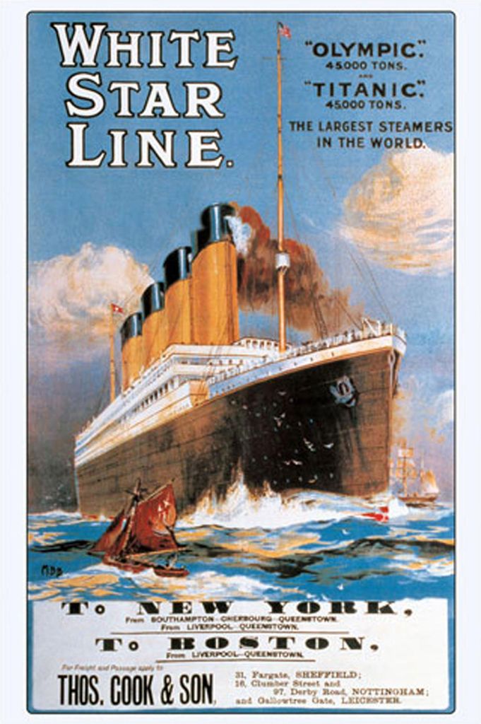 Titanic - White Star Line - Filmový plakát 61x91,5 cm Obrázek produktu 