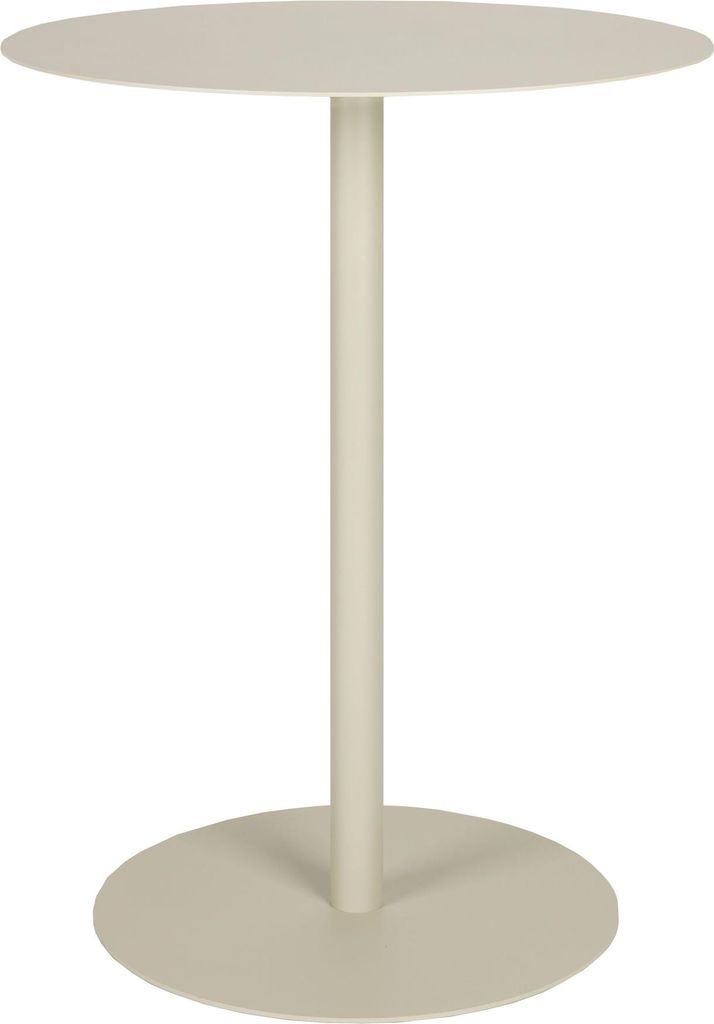 Zuiver Snow Bistro-Tisch rund 57 cm Metall Beige