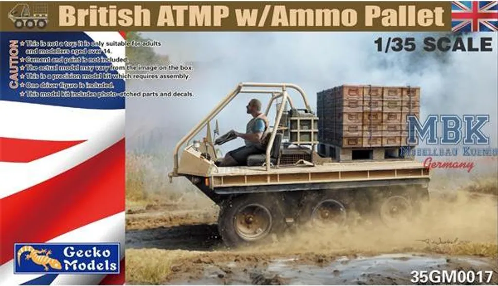 Véhicule Militaire ATMP Britannique Gecko Models 35GM0017 Échelle 1/35