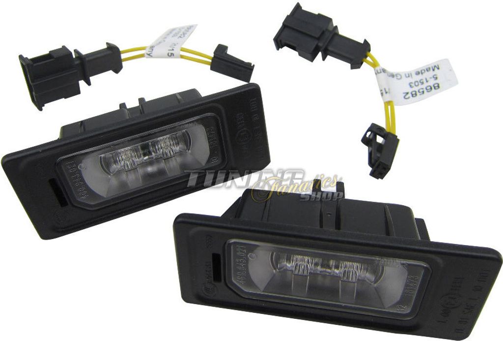 2x Original Audi LED Kennzeichenbeleuchtung + Anschluss Produktbild 