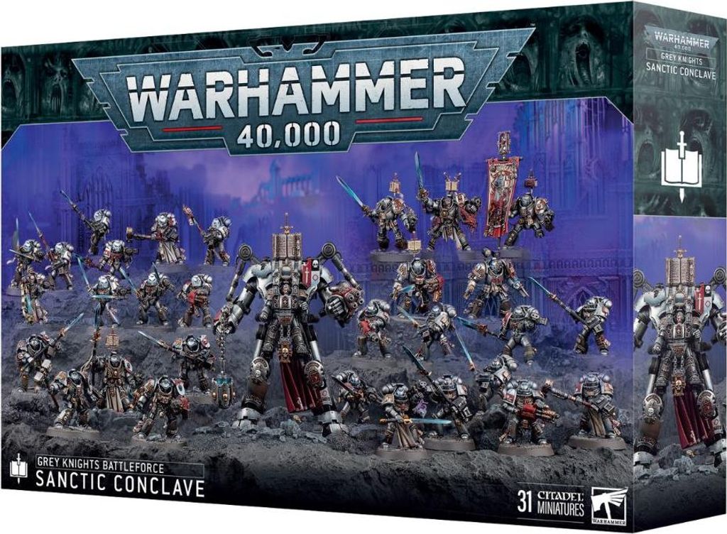 W40k: Grey Knights - Santic Conclave (31 Figuren)