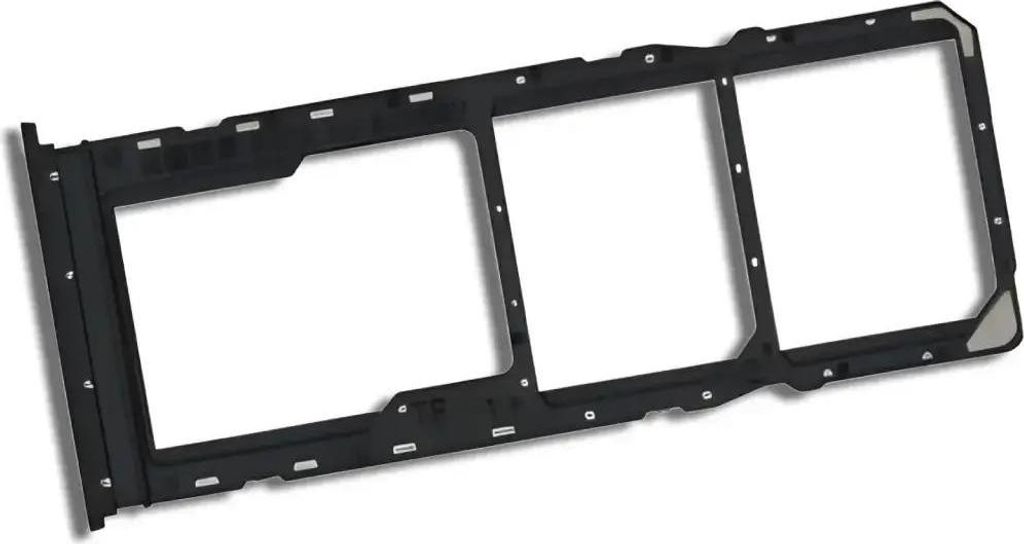 Ersatz Dual-SIM-Kartenhalter mit SD-Slot für Xiaomi Redmi A5 4G (25028PC03G) Schwarz