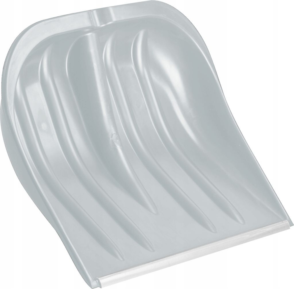 KADAX Schneeschaufel "Monti", Schneespaten ohne Stiel mit Alukante, Silber, 49 cm breit, 1 Stück