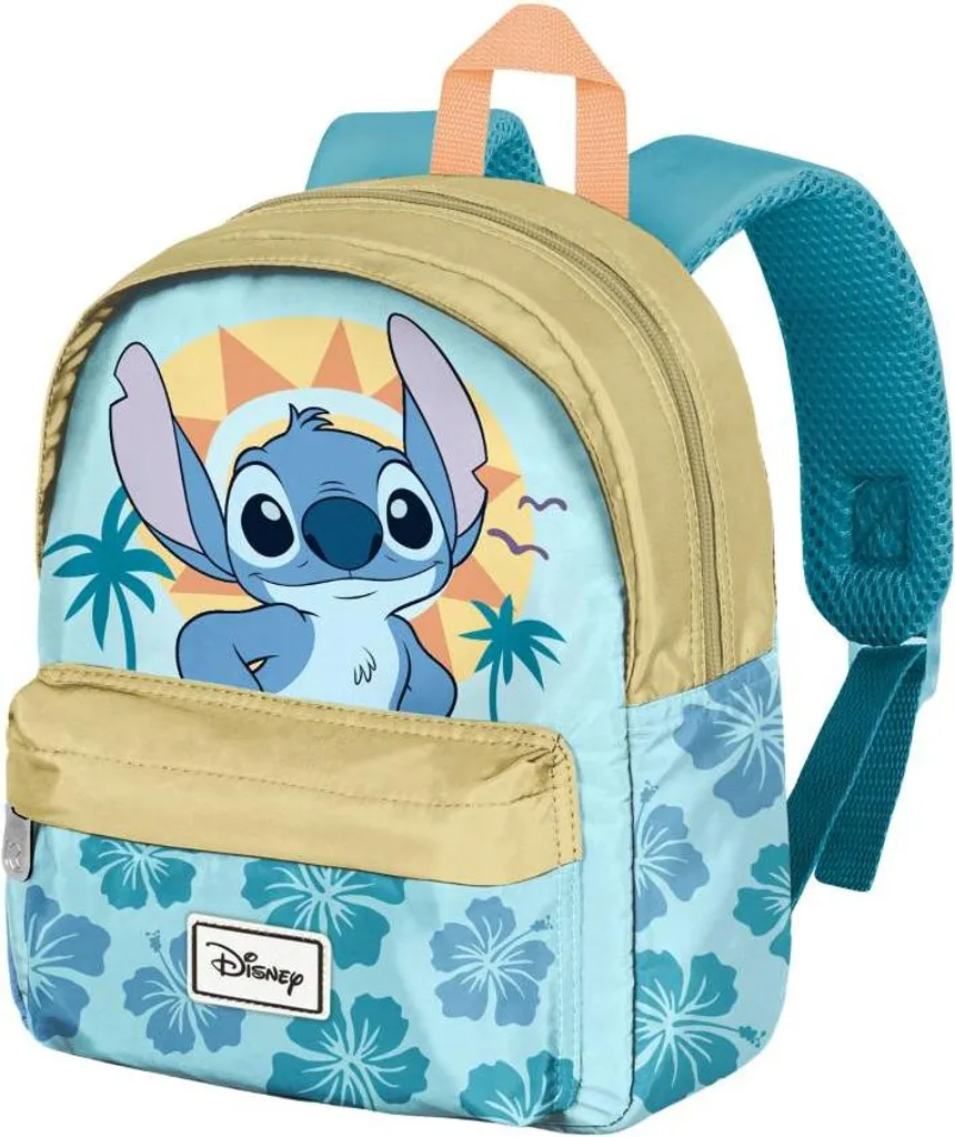 Regalo Originale Disney: Zaino Stitch Turchese per l'Asilo 22x27x10cm