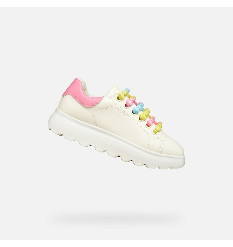 Geox Weiße Mädchen-Sneaker von Puffypop 39