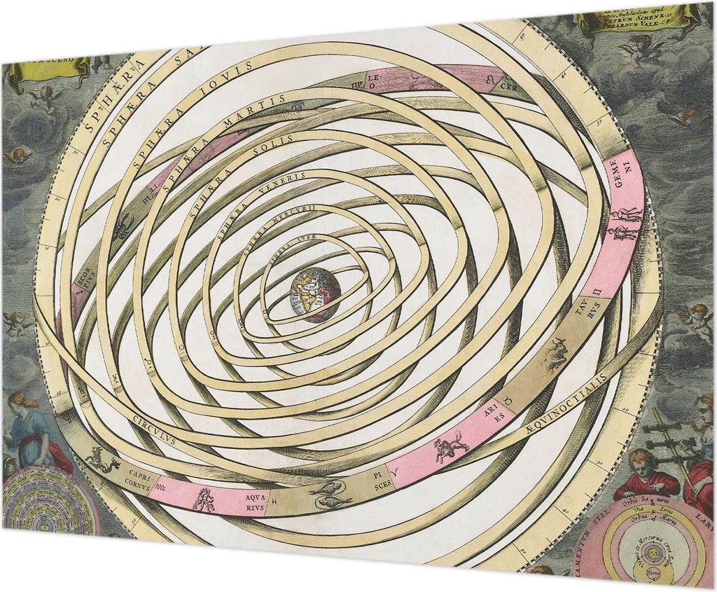 Wandtapete - Dekorative Tapete für Wohnzimmer - Tapetenfolie für Wanddekoration - 208x146 cm - Kosmische Spirale