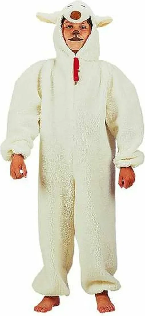 Déguisement mouton blanc pour enfant costume peluche ultra doux