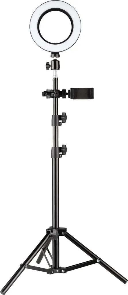 Walimex Fond Vert Vidéo avec Ring Light LED et Micro Lavalier pour Vlog
