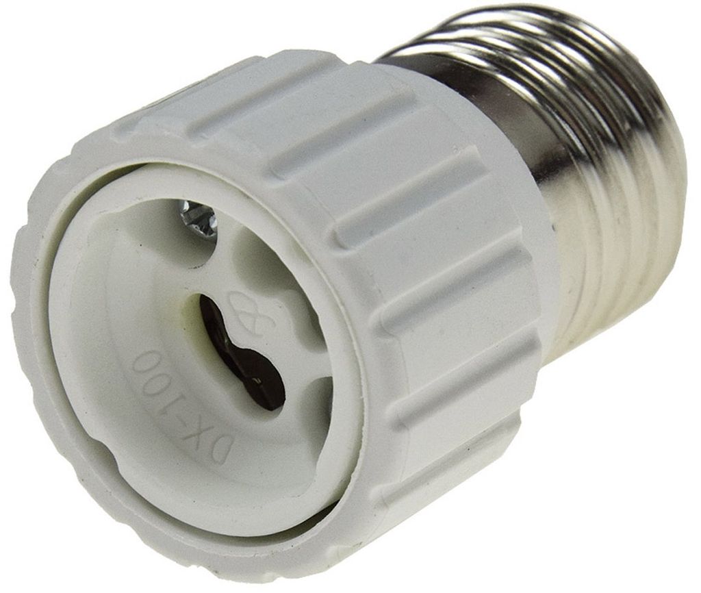 ChiliTec Lampensockel-Adapter, Keramik E27 auf GU10 Immagine del prodotto 
