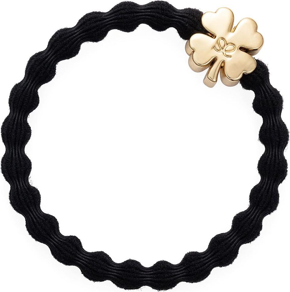 By Eloise London Gold Clover Leaf Black Produktbild 