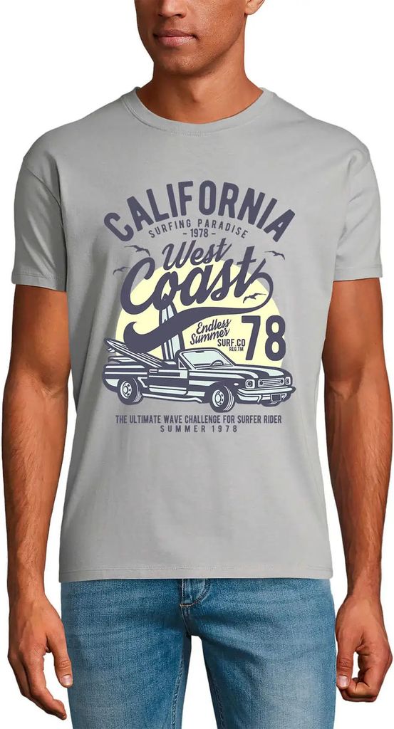 Herren Grafik T-Shirt Kalifornisches Surferparadies - Westküste seit 78 – California Surfing Paradise - West Coast Since 78 – Geschenk 46. Geb...