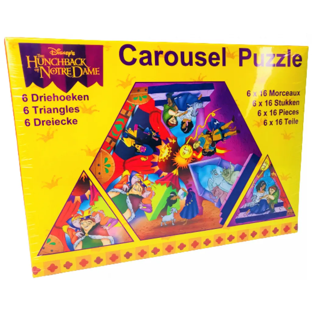 Puzzle Disney Le Bossu de Notre Dame Carousel : Idée Cadeau Nostalgie