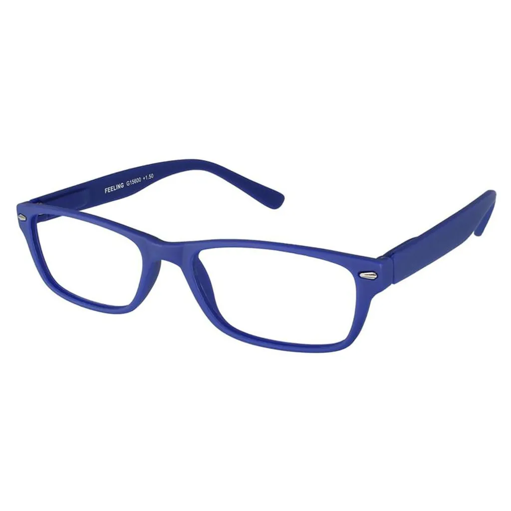 Occhiali da lettura Feeling bianco-blu +1,50 dpt G15800 per Presbiopia