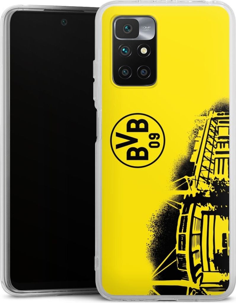 DeinDesign Handyhülle für Xiaomi Redmi 10 2022 Silikon Hülle Case Smartphone Schutzhülle BVB Borussia Dortmund Stadion