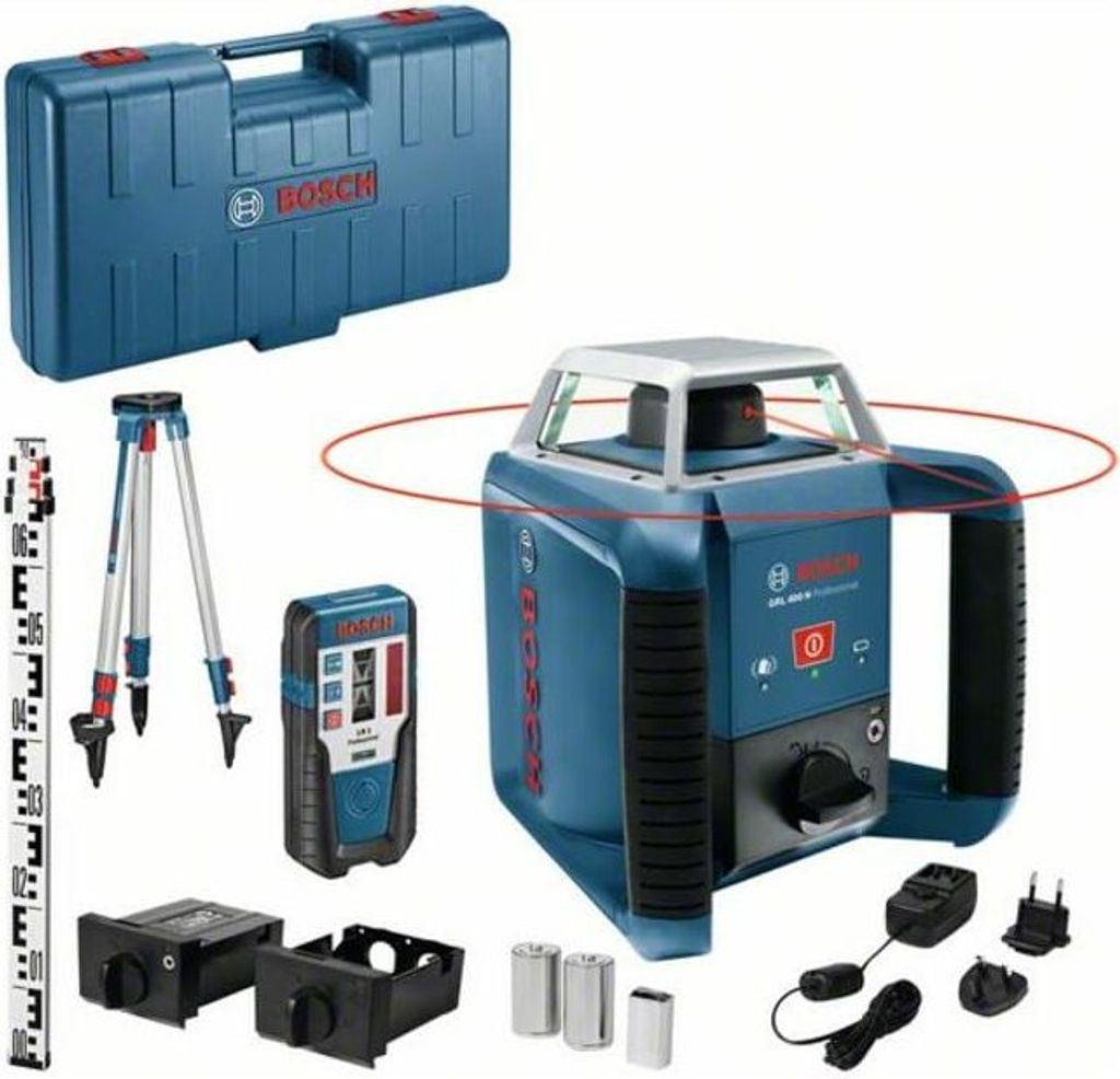 Rotačný laser Bosch GRL 400 H s laserovým prijímačom, Obrázok produktu 23
