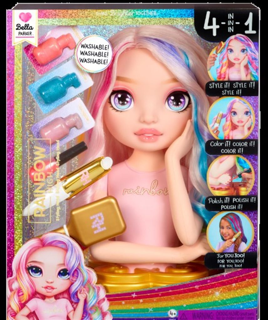 MGA Entertainment Rainbow HIgh Styling Head Playset Produktbild 