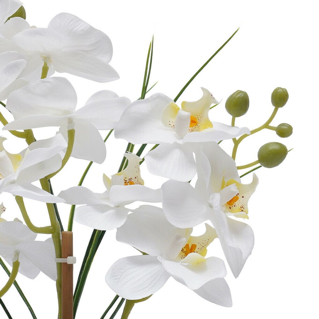 Künstliche Orchideen im Topf Phalaenopsis