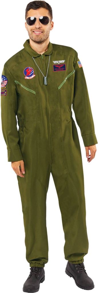 Top Gun Overall - Karnevalskostüm Faschingskostüm Größe: L-XL