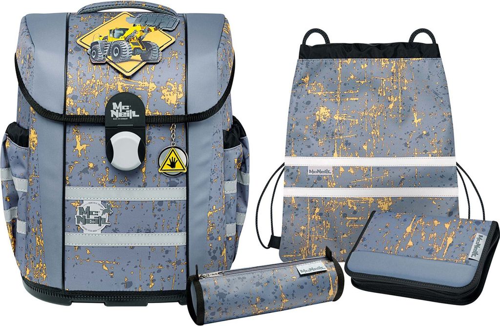 McNeill Mac2 Steel Schulranzen Set 5tlg.