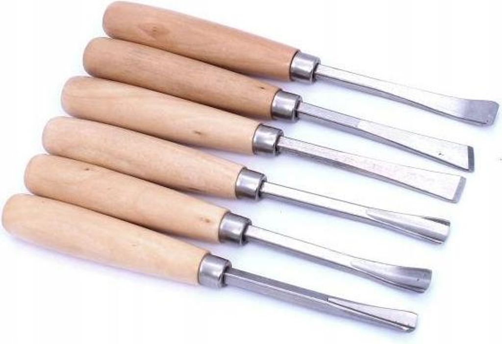 FEINZ | Schnitzwerkzeugset - 6-teilig - Holz - präzise Schnitzarbeit - ideal für Künstler