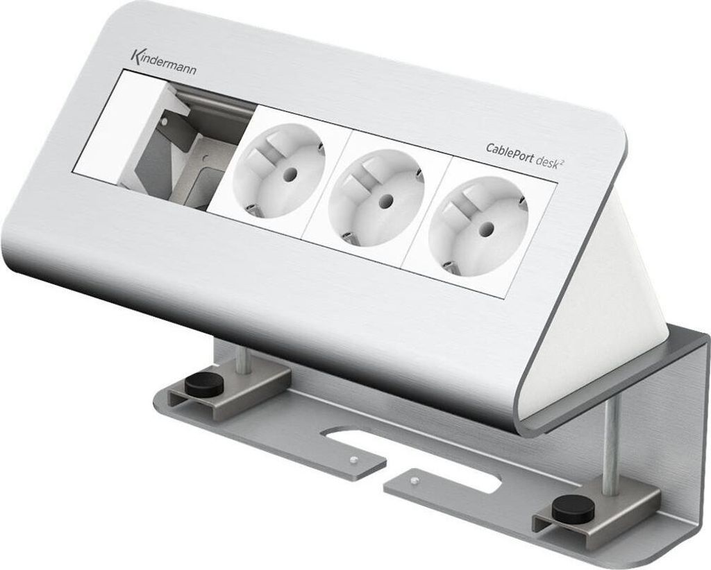 Kindermann CablePort desk² 4-fold