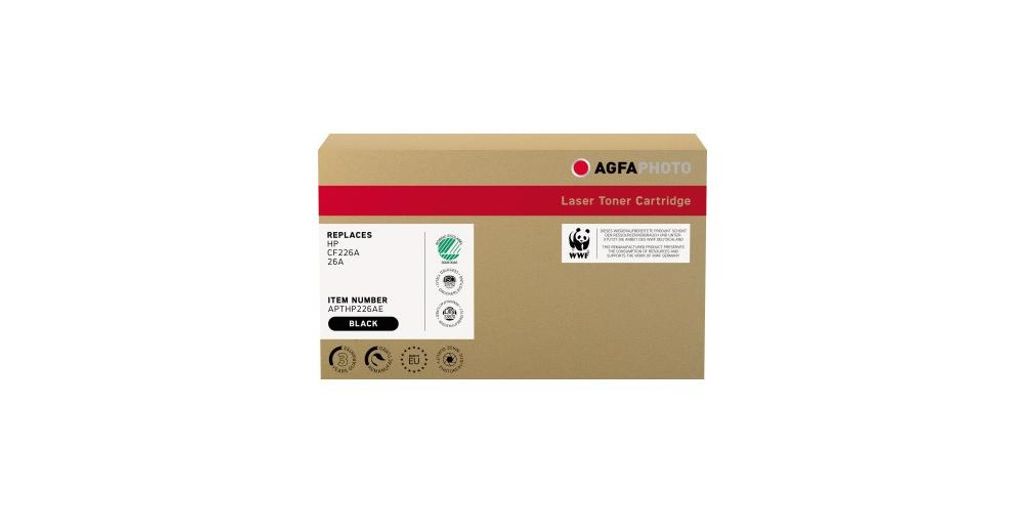 AgfaPhoto Toner APTHP226AE wie HP CF226A 26A schwarz