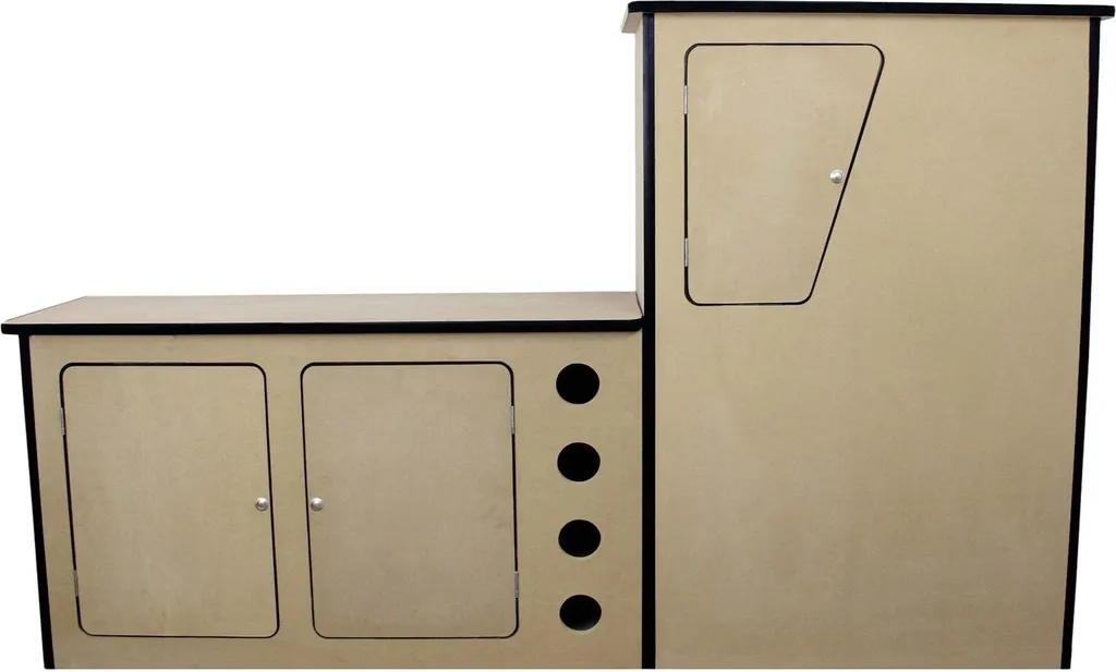 Cuisine Gain de Place VW T4 T5 RHD pour Optimiser votre Camping-car