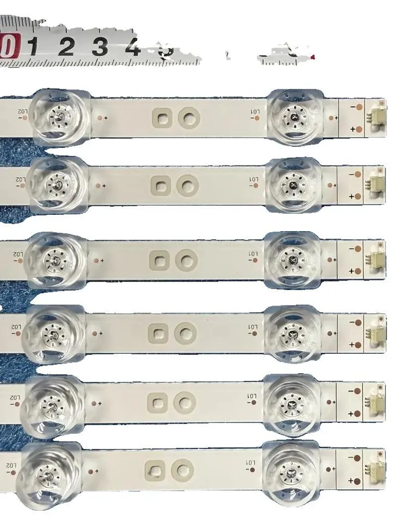Barre LED TV aluminium 618mm flux 60 lm haute efficacité lumineuse