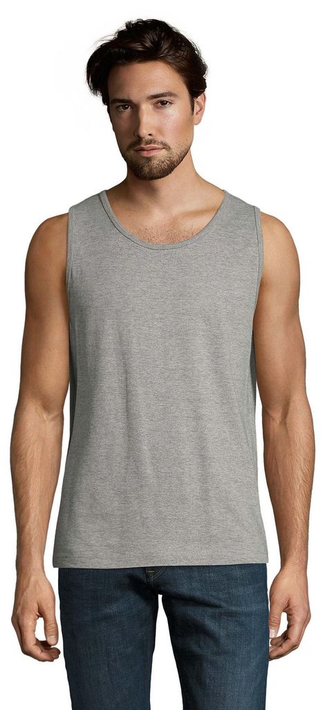 SOLS - "Justin" Ärmelloses Oberteil für Herren LT1957 (4XL) (Grau meliert)