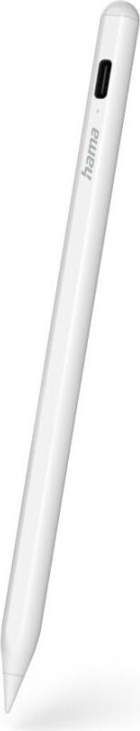 A white stylus pen is shown against a white background.