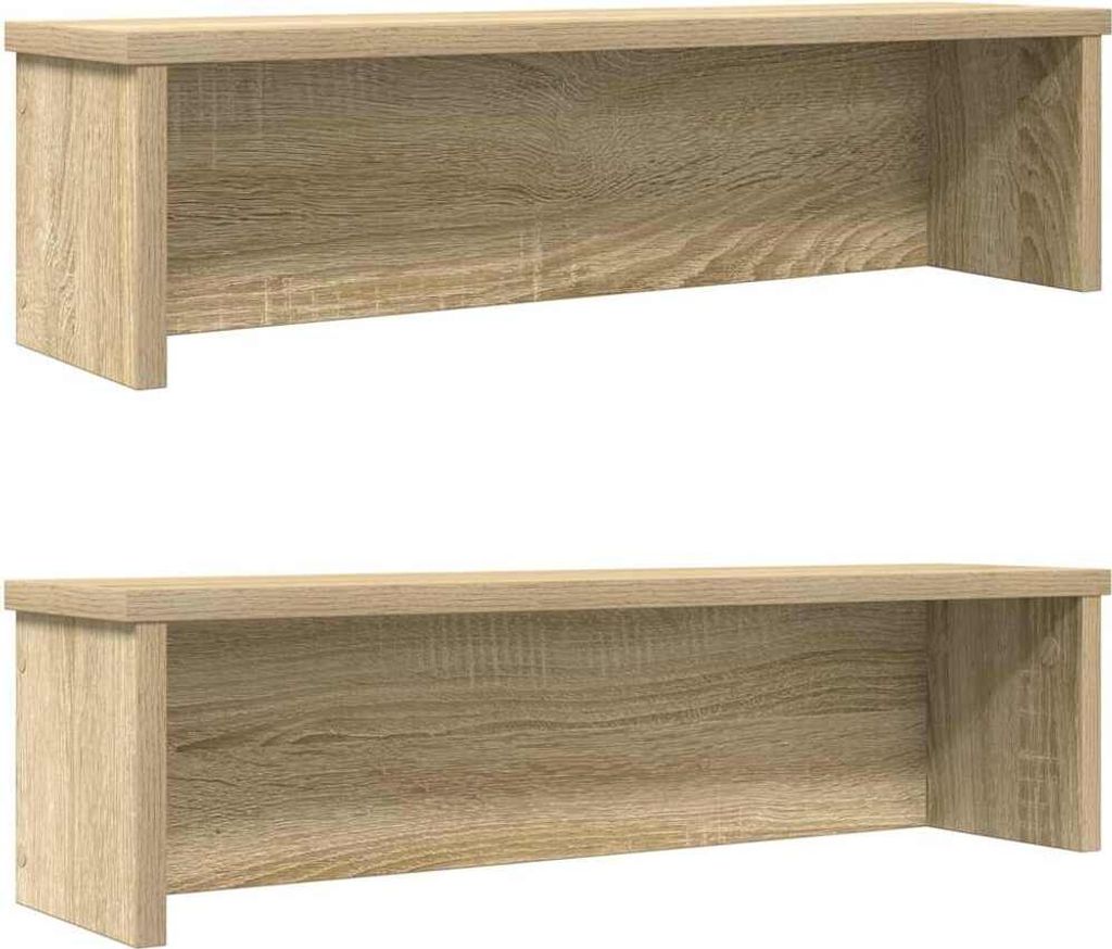 "2026 Promotion" Küchenregale Stapelbar 2 Stk. - Hohe Qualität - Sonoma-Eiche 60x15x16 cm - Sonstige Küchenaufbewahrung CC32127