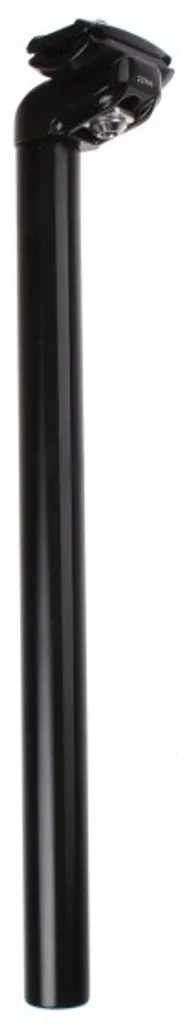 Tige de selle 26,8 mm anti-glissement en aluminium noir fixe 350 mm