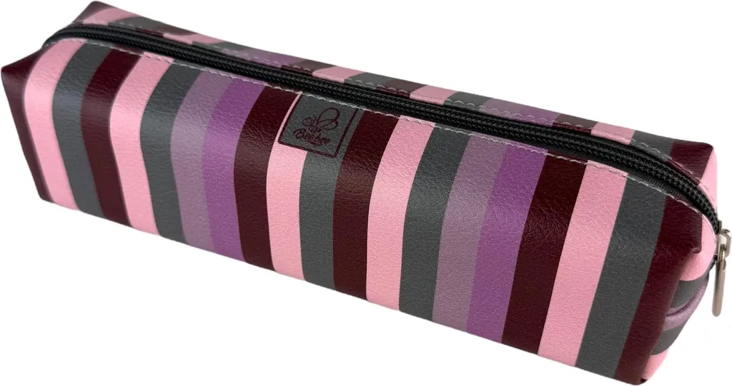 Astuccio Cubo Strisce Colorate: Il Must-Have Scuola per Ragazzi
