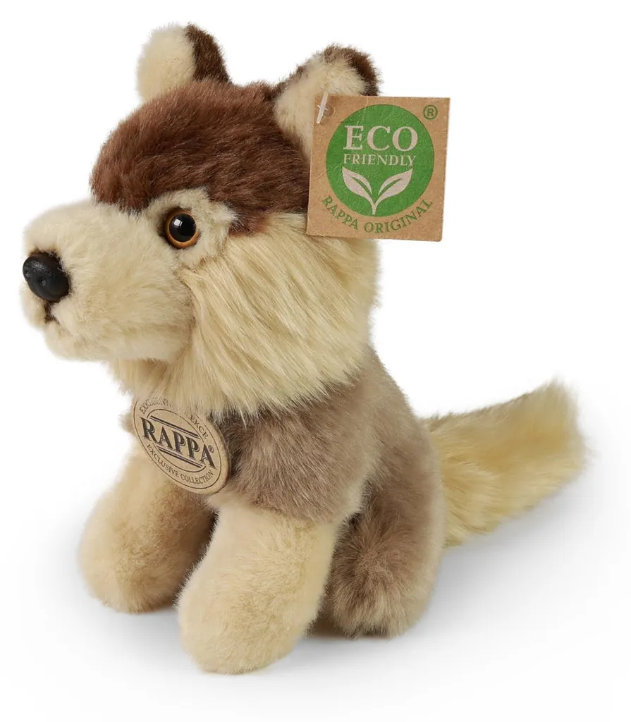 Peluche Loup 16 cm Saine et Écolo - Le Doudou Sans Substances Nocives