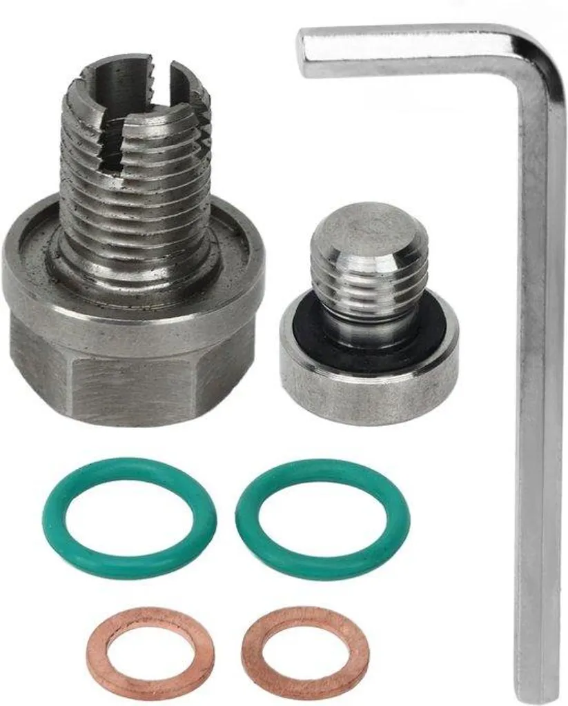 Adaptateur de raccordement d'huile piggyback M12.1 en acier robuste
