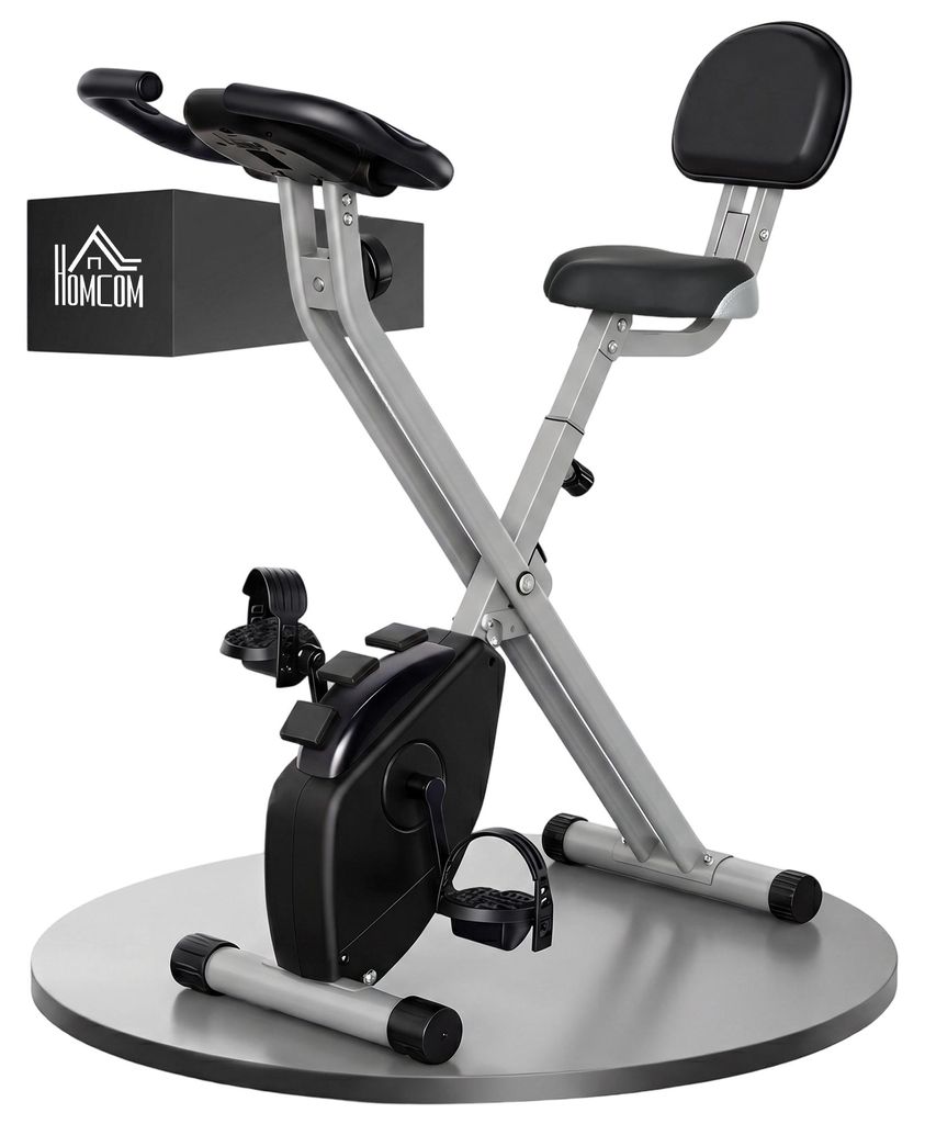 HOMCOM Heimtrainer F-Bike Fahrradtrainer mit 8 stufig Produktbild 