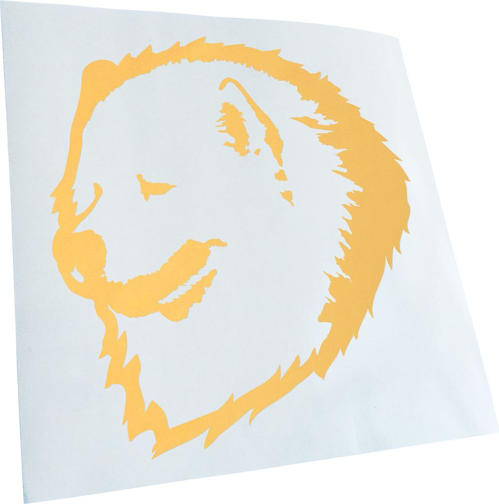 Kiwistar - Autoaufkleber - Samoyed Hund - Gelb - 11x10cm - Aufkleber für Auto, Laptop, Fahrrad, LKW, Motorrad mehrfarbig JDM Decal Racing