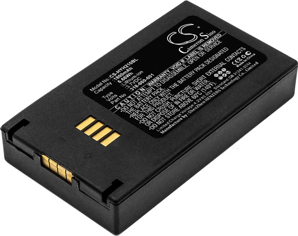 Batterie pour Honeywell IH21 RFID Reader remplace 318-060-001 Lithium