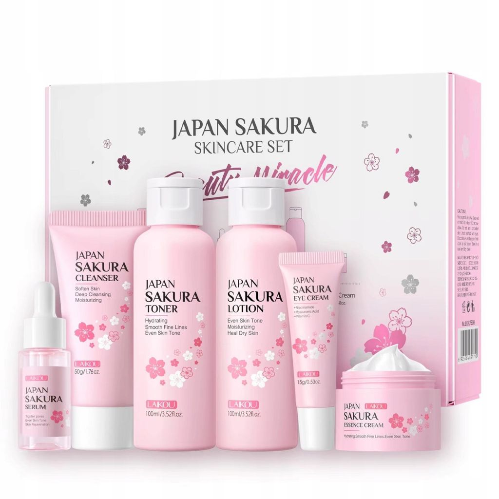 Japan Sakura Set – Komplettes 6-teiliges koreanisches Produktbild 
