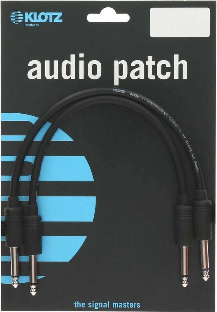 KLOTZ KPK-0.6PPSW Basic Pedal Patcher (2er Pack)