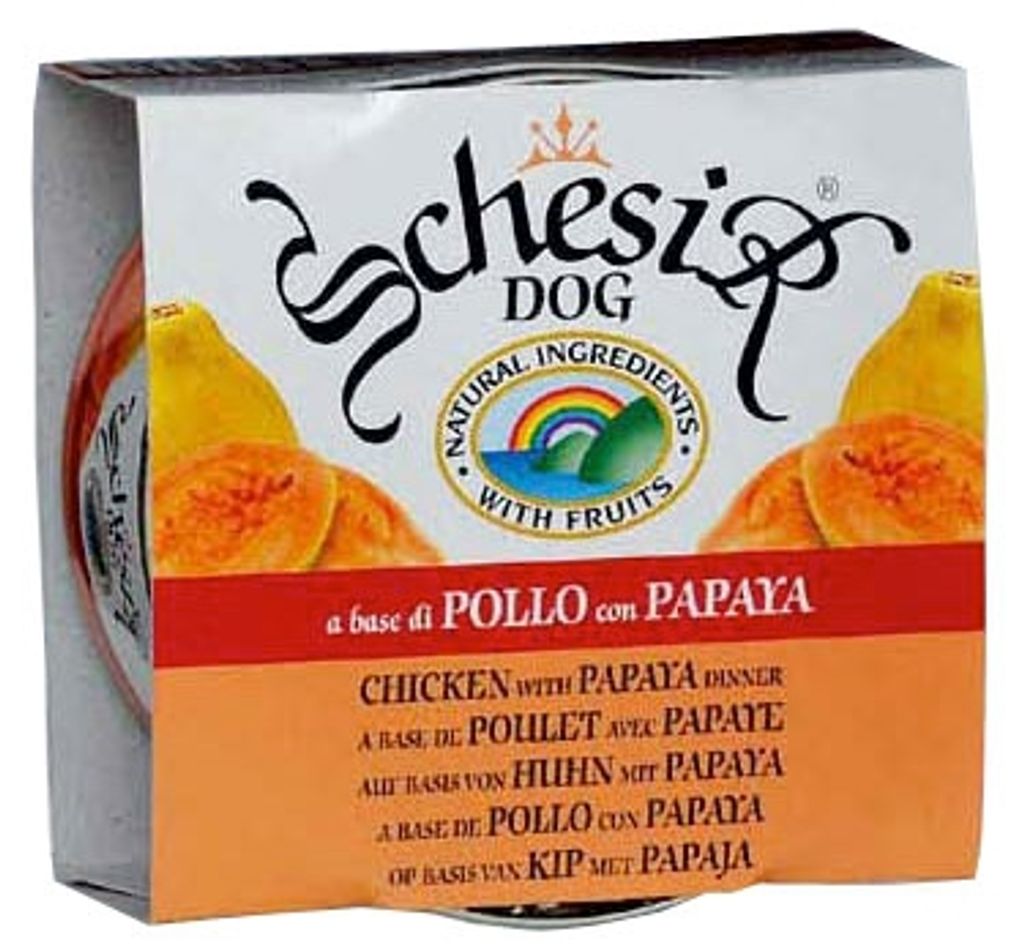 Schesir Dog Huhn m.Papaya150gD