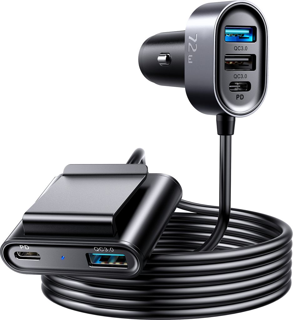 JOYROOM JR-CL05, Auto, Zigarettenanzünder, 1,5 m, Schwarz Produktbild 