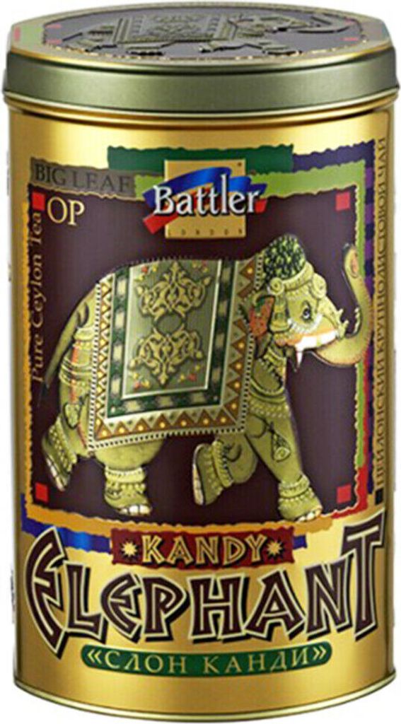 BATTLER Schwarzer Ceylon Tee Elephant Kandy lose 100g Produktbild 