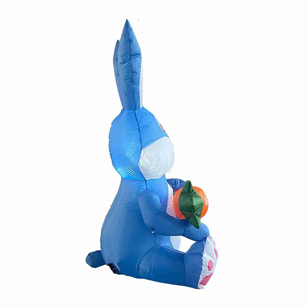 Lapin de Pâques Gonflable étanche avec LED Basses Consommation Extérieur
