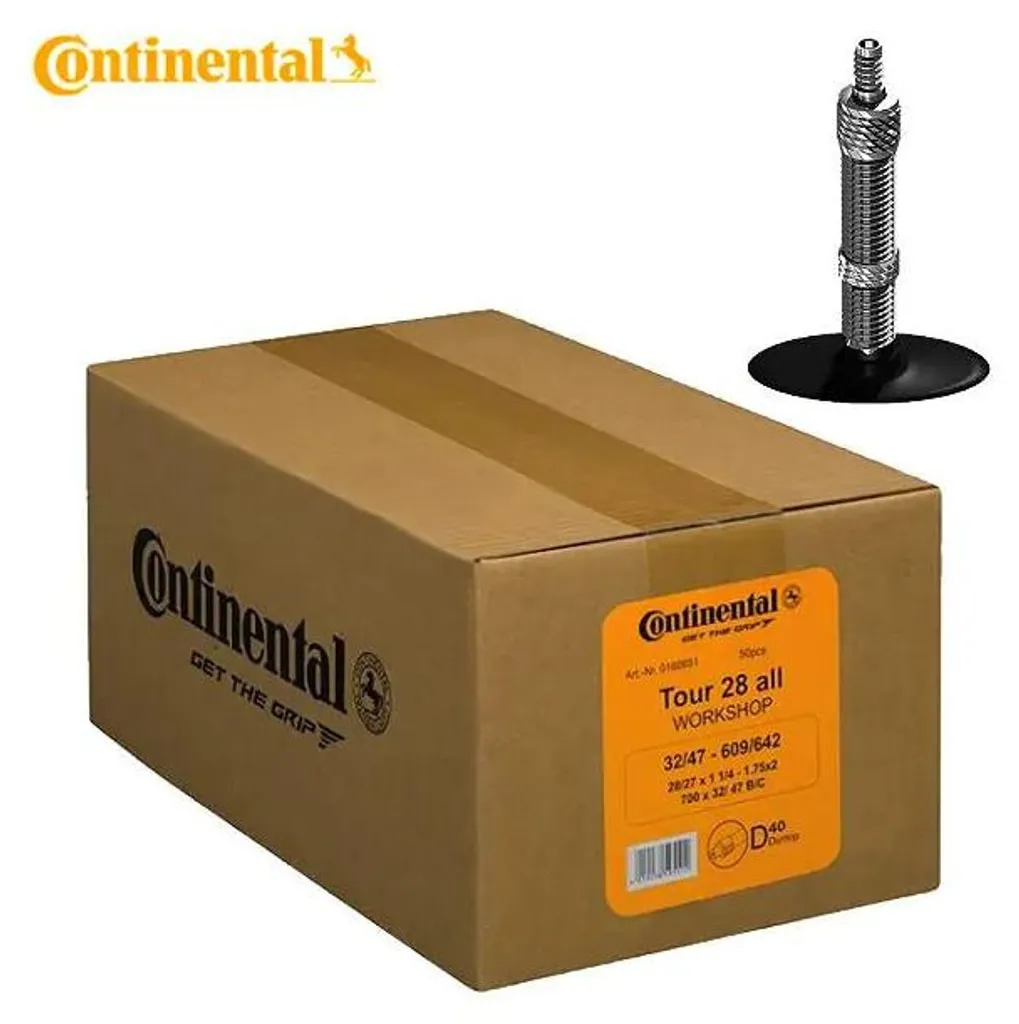 Chambre à air vélo ville 28" (32-47mm) - Valve Dunlop 40mm standard