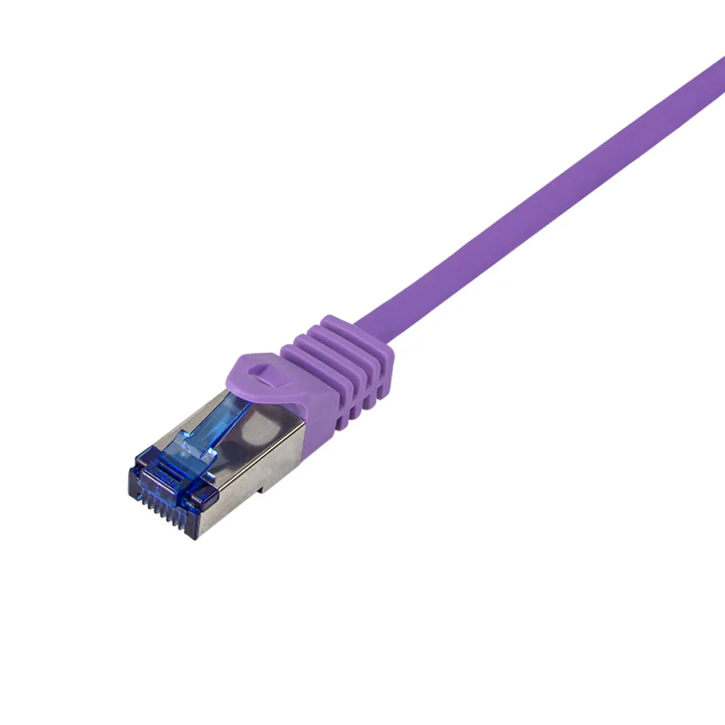 Cavo Ethernet Elegante LogiLink C6A089S 7.5m Cat.6A S/FTP Viola Soft